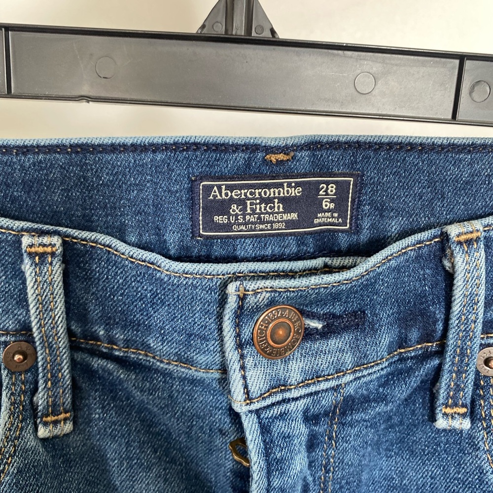 Abercrombie & Fitch Blue Flare Jeans - Picture 2 of 5